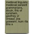 Medieval Linguists: Medieval Sanskrit Grammarians, Alcuin, Lfric Of Eynsham, Geoffrey Of Vinsauf, Jiva Goswami, Kum Rila Bha A