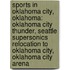 Sports In Oklahoma City, Oklahoma: Oklahoma City Thunder, Seattle Supersonics Relocation To Oklahoma City, Oklahoma City Arena