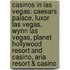 Casinos In Las Vegas: Caesars Palace, Luxor Las Vegas, Wynn Las Vegas, Planet Hollywood Resort And Casino, Aria Resort & Casino