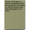 History Of The Jews In Russia And Poland; From The Accession Of Nicholas Ii, Until The Present Day, With Bibliography And Index door Simon Dubnov