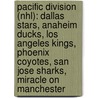 Pacific Division (Nhl): Dallas Stars, Anaheim Ducks, Los Angeles Kings, Phoenix Coyotes, San Jose Sharks, Miracle On Manchester door Source Wikipedia