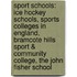 Sport Schools: Ice Hockey Schools, Sports Colleges In England, Bramcote Hills Sport & Community College, The John Fisher School