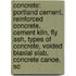 Concrete: Portland Cement, Reinforced Concrete, Cement Kiln, Fly Ash, Types Of Concrete, Voided Biaxial Slab, Concrete Canoe, So