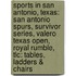 Sports In San Antonio, Texas: San Antonio Spurs, Survivor Series, Valero Texas Open, Royal Rumble, Tlc: Tables, Ladders & Chairs