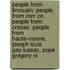 People From Limousin: People From Corr Ze, People From Creuse, People From Haute-Vienne, Joseph Louis Gay-Lussac, Pope Gregory Xi