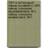 1911 In Rail Transport: Railway Accidents In 1911, Railway Companies Disestablished In 1911, Railway Companies Established In 1911
