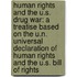Human Rights And The U.S. Drug War: A Treatise Based On The U.N. Universal Declaration Of Human Rights And The U.S. Bill Of Rights