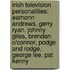 Irish Television Personalities: Eamonn Andrews, Gerry Ryan, Johnny Giles, Brendan O'Connor, Podge And Rodge, George Lee, Pat Kenny