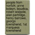 People From Norfolk: Anne Boleyn, Boudica, Robert Walpole, Alan Partridge, Henry Barrowe, George Townshend, 1St Marquess Townshend