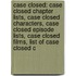 Case Closed: Case Closed Chapter Lists, Case Closed Characters, Case Closed Episode Lists, Case Closed Films, List Of Case Closed C