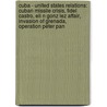 Cuba - United States Relations: Cuban Missile Crisis, Fidel Castro, Eli N Gonz Lez Affair, Invasion Of Grenada, Operation Peter Pan door Source Wikipedia