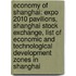 Economy Of Shanghai: Expo 2010 Pavilions, Shanghai Stock Exchange, List Of Economic And Technological Development Zones In Shanghai