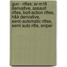 Gun - Rifles: Ar-M16 Derivative, Assault Rifles, Bolt-Action Rifles, H&K Derivative, Semi-Automatic Rifles, Semi Auto Rifle, Sniper door Source Wikia