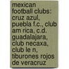 Mexican Football Clubs: Cruz Azul, Puebla F.C., Club Am Rica, C.D. Guadalajara, Club Necaxa, Club Le N, Tiburones Rojos De Veracruz by Source Wikipedia