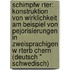 Schimpfw Rter: Konstruktion Von Wirklichkeit Am Beispiel Von Pejorisierungen In Zweisprachigen W Rterb Chern (Deutsch " Schwedisch)