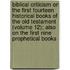 Biblical Criticism On The First Fourteen Historical Books Of The Old Testament (Volume 12); Also On The First Nine Prophetical Books