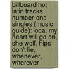 Billboard Hot Latin Tracks Number-One Singles (Music Guide): Loca, My Heart Will Go On, She Wolf, Hips Don't Lie, Whenever, Wherever door Source Wikipedia