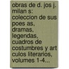 Obras De D. Jos J. Milan S: Coleccion De Sus Poes As, Dramas, Legendas, Cuadros De Costumbres Y Art Culos Literarios, Volumes 1-4... by Jos Jacinto Milan?'s