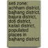 Seti Zone: Achham District, Bajhang District, Bajura District, Doti District, Kailali District, Populated Places In Bajhang District