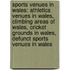 Sports Venues In Wales: Athletics Venues In Wales, Climbing Areas Of Wales, Cricket Grounds In Wales, Defunct Sports Venues In Wales