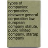 Types Of Companies: Corporation, Delaware General Corporation Law, European Company Statute, Public Limited Company, Startup Company door Source Wikipedia