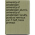 University Of Amsterdam: University Of Amsterdam Alumni, University Of Amsterdam Faculty, Jacobus Henricus Van 't Hoff, Hans Janmaat