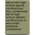 Wisconsin High School Sports Conferences: Bay Conference, List Of High School Athletic Conferences In Wisconsin, Parkland Conference