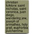Christian Folklore: Saint Nicholas, Saint Veronica, Juan Diego, Wandering Jew, Joseph Of Arimathea, Holy Grail, Euphorbia Pulcherrima