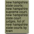 New Hampshire State Courts: New Hampshire Supreme Court, New Hampshire State Court Judges, List Of New Hampshire State Courts By Town