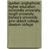 Quebec Anglophone Higher Education: Concordia University, Mcgill University, Bishop's University, John Abbott College, Dawson College
