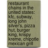 Restaurant Chains In The United States: Kfc, Subway, Long John Silver's, Pizza Hut, Burger King, Krispy Kreme, Chipotle Mexican Grill door Source Wikipedia