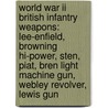 World War Ii British Infantry Weapons: Lee-Enfield, Browning Hi-Power, Sten, Piat, Bren Light Machine Gun, Webley Revolver, Lewis Gun by Source Wikipedia