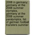 2008 In Germany: Germany At The 2008 Summer Olympics, Germany At The 2008 Summer Paralympics, List Of German Football Transfers Summer