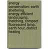 Energy Conservation: Earth Sheltering, Energy-Efficient Landscaping, Thatching, Compact Fluorescent Lamp, Earth Hour, District Heating door Source Wikipedia