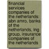 Financial Services Companies Of The Netherlands: Abn Amro, Banks Of The Netherlands, Ing Group, Insurance Companies Of The Netherlands
