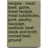 Recipes - Meat: Beef, Game, Meat Recipes, Meat Substitutes, Pork, Poultry, Sausage, Seafood, Beef Stock And Broth, Corned Beef, Ground door Source Wikia