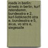 Roads In Berlin: Streets In Berlin, Kurf Rstendamm, Bundesstra E 2, Karl-Liebknecht-Stra E, Bundesstra E 5, Avus, Vo Stra E, Siegesalle
