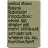 United States Federal Legislation Introduction: Elkins Act, Dingley Act, Mann-Elkins Act, Amnesty Act, Wheeler-Lea Act, Hamilton Tariff