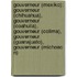 Gouverneur (Mexiko): Gouverneur (Chihuahua), Gouverneur (Coahuila), Gouverneur (Colima), Gouverneur (Guanajuato), Gouverneur (Michoac N)