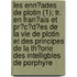 Les Enn?Ades De Plotin (1); Tr. En Fran?Ais Et Pr?C?D?Es De La Vie De Plotin Et Des Principes De La Th?Orie Des Intelligbles De Porphyre