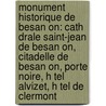 Monument Historique De Besan On: Cath Drale Saint-Jean De Besan On, Citadelle De Besan On, Porte Noire, H Tel Alvizet, H Tel De Clermont door Source Wikipedia