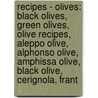 Recipes - Olives: Black Olives, Green Olives, Olive Recipes, Aleppo Olive, Alphonso Olive, Amphissa Olive, Black Olive, Cerignola, Frant by Source Wikia