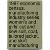 1997 Economic Census. Manufacturing. Industry Series. Women's And Girls' Cut And Sew Suit, Coat, Tailored Jacket, And Skirt Manufacturing door United States Bureau of the Census