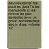 Oeuvres Compl Tes: Publi Es D'Apr?'s Les Manuscrits Et Les Ditions Les Plus Correctes Avec Un Grand Nombre De Pi Ces In Dites, Volume 12.