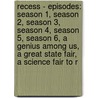 Recess - Episodes: Season 1, Season 2, Season 3, Season 4, Season 5, Season 6, A Genius Among Us, A Great State Fair, A Science Fair To R door Source Wikia