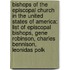 Bishops Of The Episcopal Church In The United States Of America: List Of Episcopal Bishops, Gene Robinson, Charles Bennison, Leonidas Polk