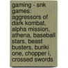 Gaming - Snk Games: Aggressors Of Dark Kombat, Alpha Mission, Athena, Baseball Stars, Beast Busters, Buriki One, Chopper I, Crossed Swords door Source Wikia
