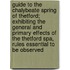 Guide To The Chalybeate Spring Of Thetford; Exhibiting The General And Primary Effects Of The Thetford Spa, Rules Essential To Be Observed