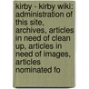 Kirby - Kirby Wiki: Administration Of This Site, Archives, Articles In Need Of Clean Up, Articles In Need Of Images, Articles Nominated Fo door Source Wikia