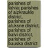 Parishes Of Latvia: Parishes Of Aizkraukle District, Parishes Of Aluksne District, Parishes Of Balvi District, Parishes Of Bauska District